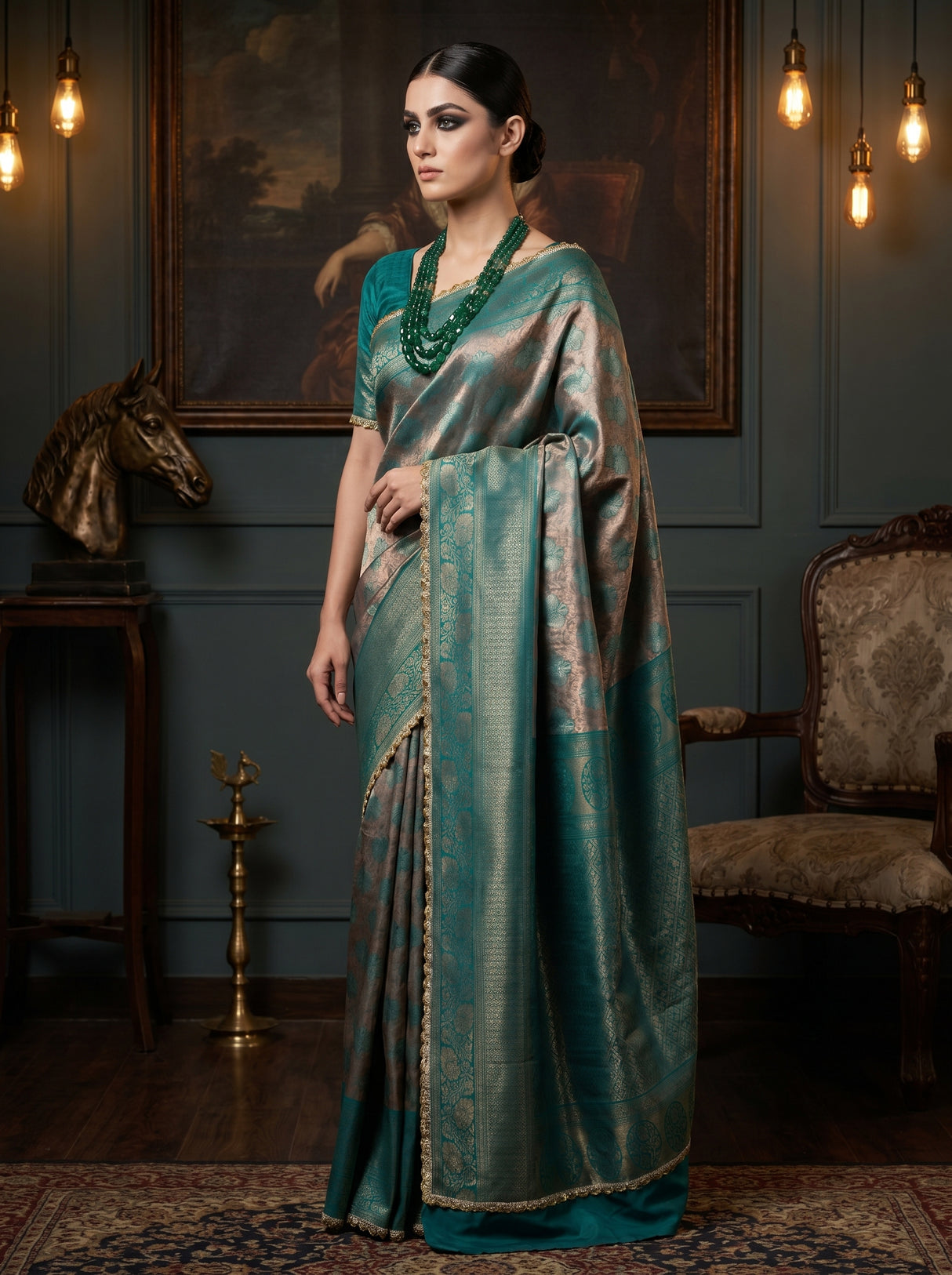 MIMOSA Saree Saree — pose 3 styling detail