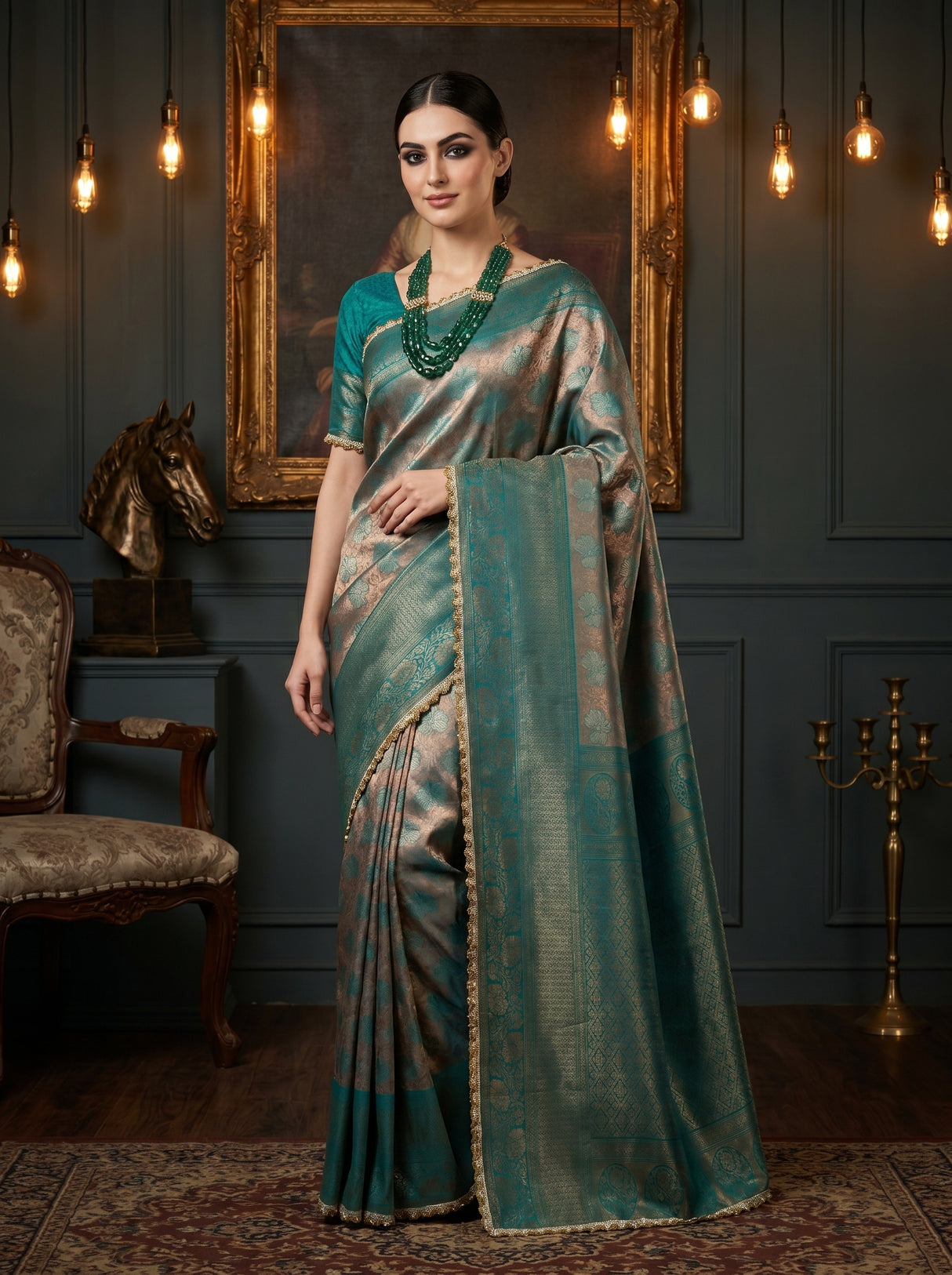 MIMOSA Saree Saree — pose 4 styling detail