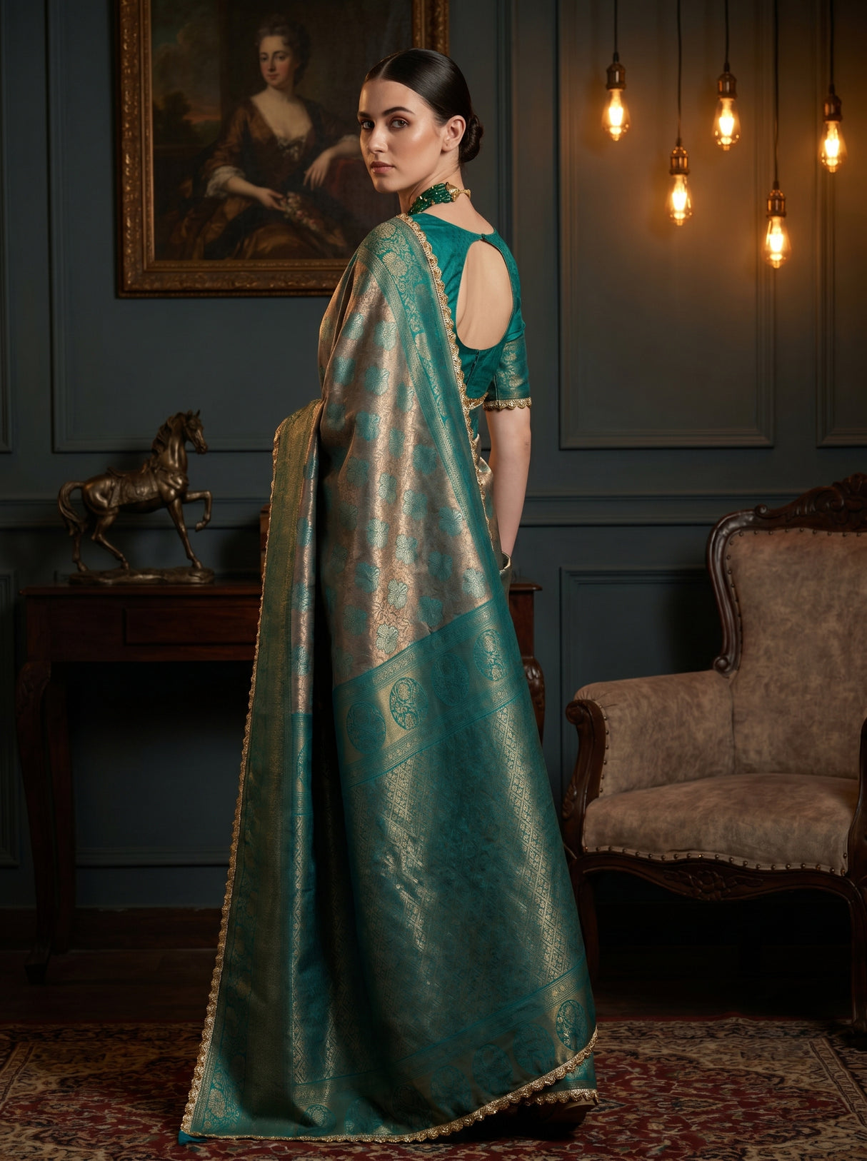 MIMOSA Saree Saree — pose 9 styling detail