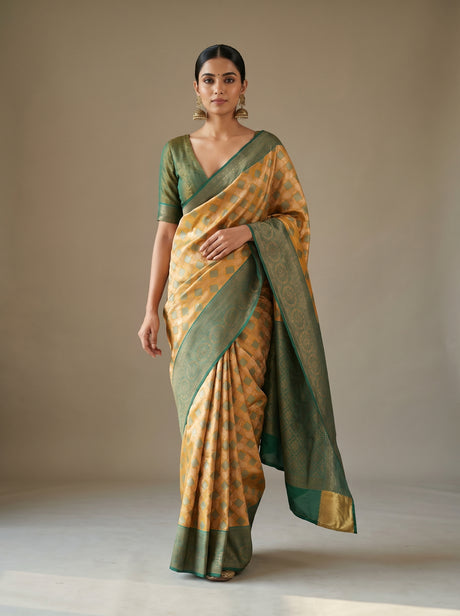 Gold  Saree