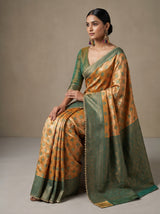 MIMOSA Gold Saree Saree — pose 8 styling detail
