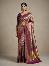 MIMOSA Magenta Saree Saree — pose 10 styling detail
