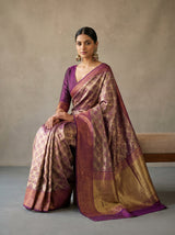 MIMOSA Magenta Saree Saree — pose 8 styling detail