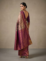 MIMOSA Magenta Saree Saree — pose 9 styling detail