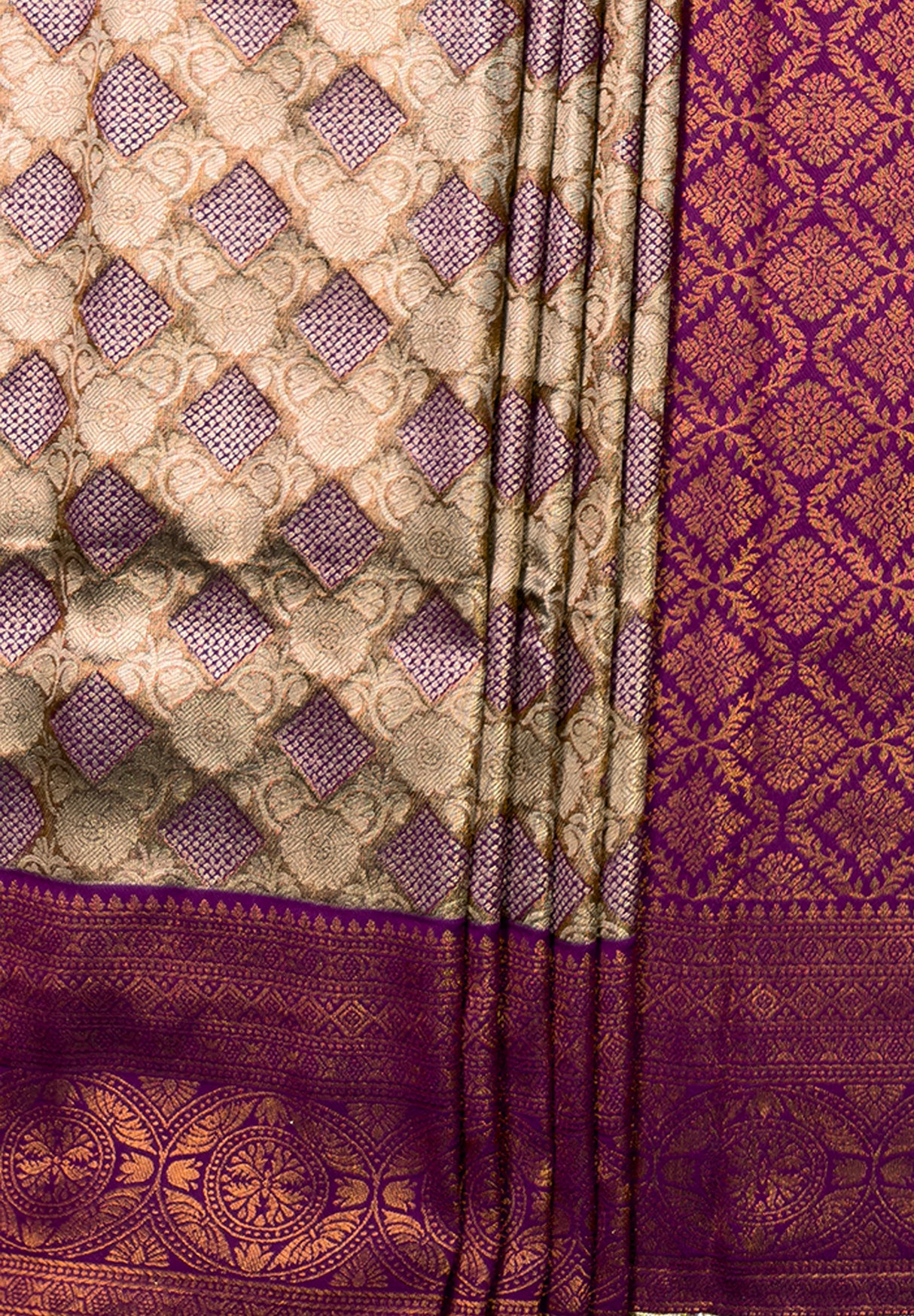 MIMOSA Magenta Saree Saree — fleets shot full lifestyle