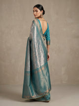 MIMOSA Saffire Kanjivaram Art Silk Saree — pose 9 styling detail