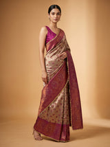 MIMOSA Magenta Kanjivaram Art Silk Saree — empty frame