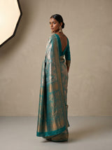MIMOSA Saffire Kanjivaram Art Silk Saree — pose 9 styling detail