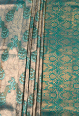 MIMOSA Saffire Kanjivaram Art Silk Saree — fleets shot full lifestyle