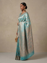 MIMOSA Ananda Kanjivaram Art Silk Saree — pallu and body design