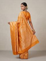 MIMOSA Mustard Kanjivaram Art Silk Saree — styled look