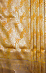 MIMOSA Mustard Kanjivaram Art Silk Saree — fleets shot full lifestyle
