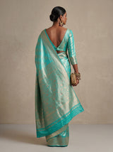MIMOSA Rama Kanjivaram Art Silk Saree — styled look