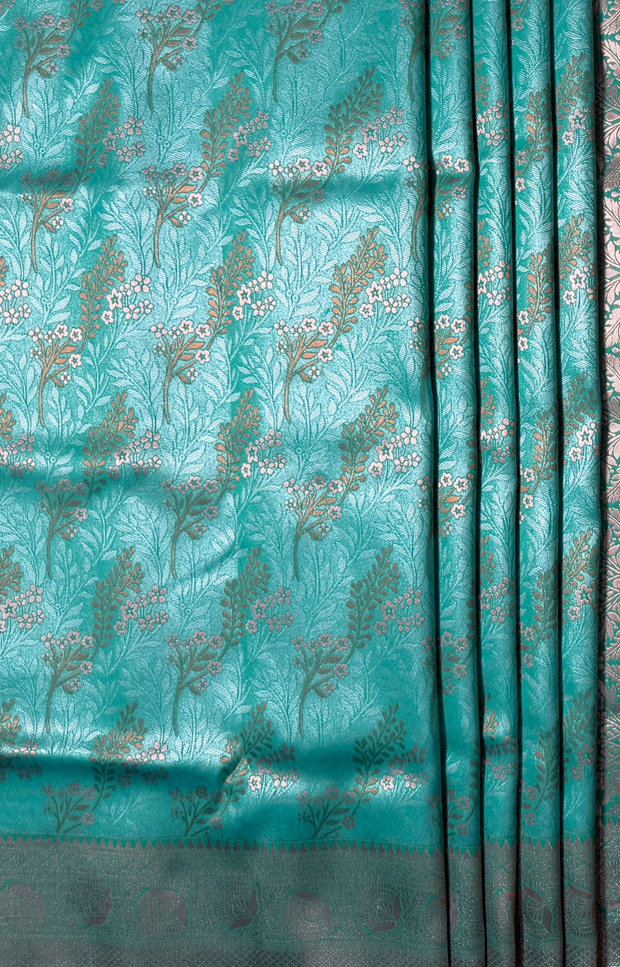 MIMOSA Rama Kanjivaram Art Silk Saree — fleets shot full lifestyle