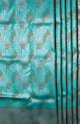 MIMOSA Rama Kanjivaram Art Silk Saree — fleets shot full lifestyle