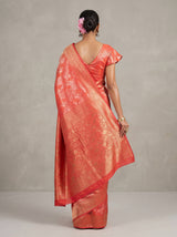 MIMOSA Strawberry Kanjivaram Art Silk Saree — styled look