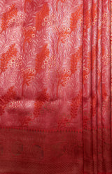 MIMOSA Strawberry Kanjivaram Art Silk Saree — fleets shot full lifestyle
