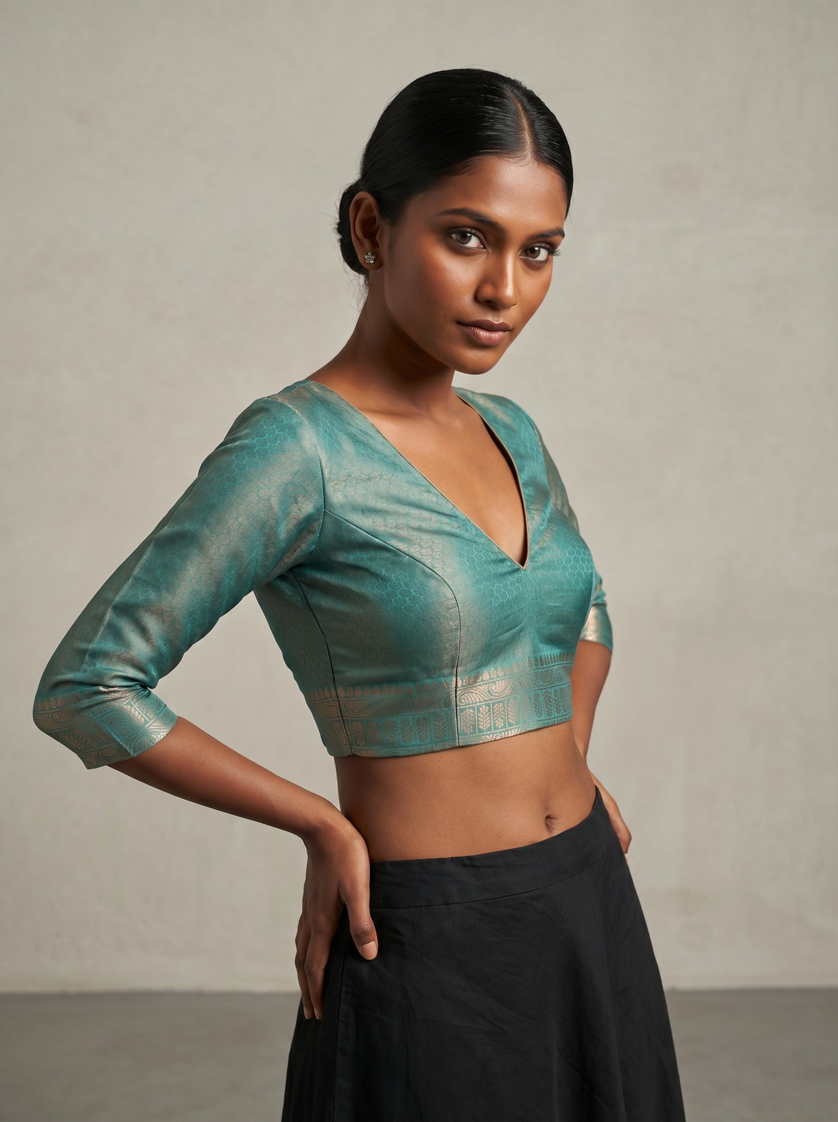 MIMOSA Saree Saree — blouse close-up
