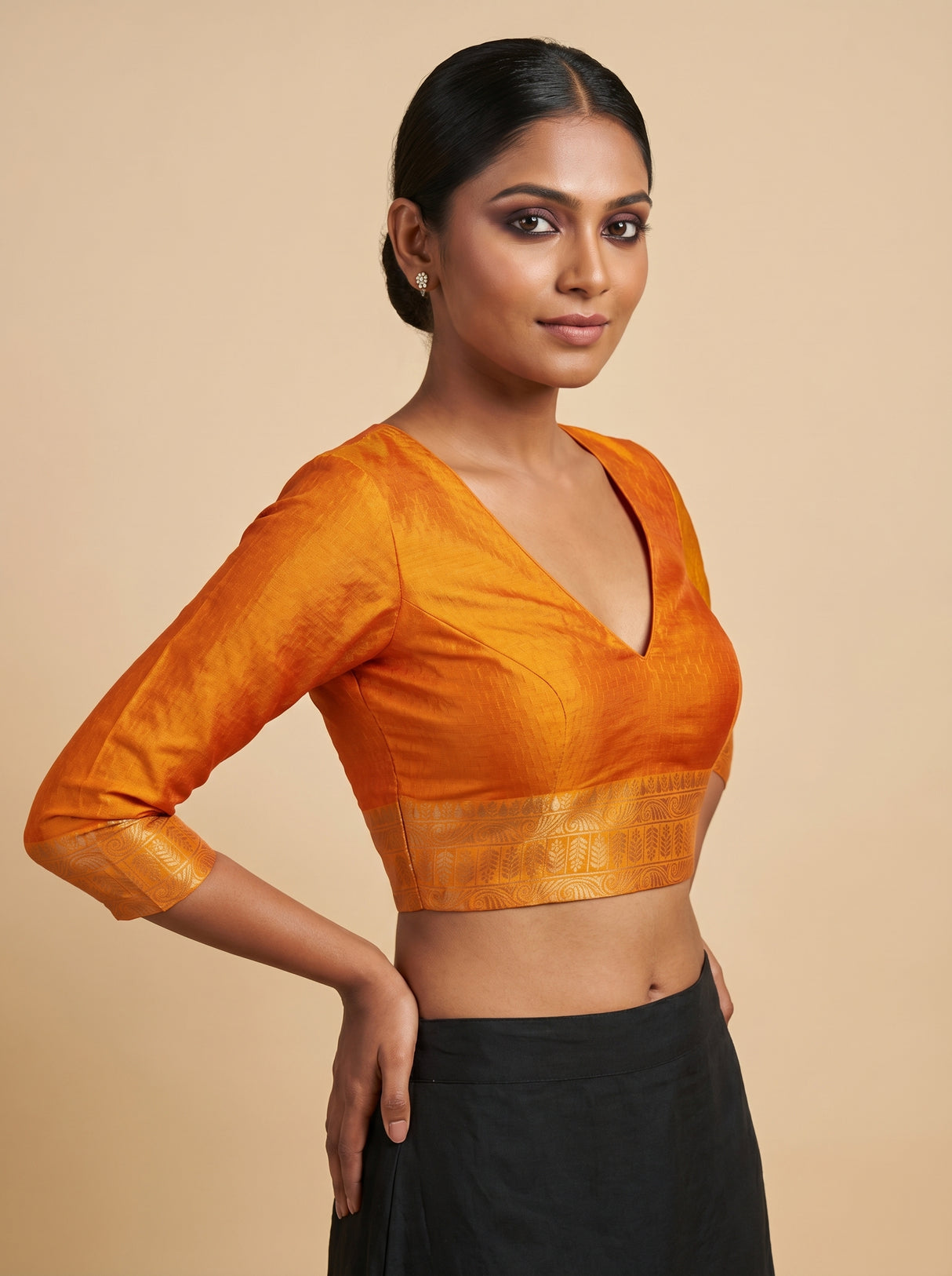 MIMOSA Saree Saree — blouse close-up