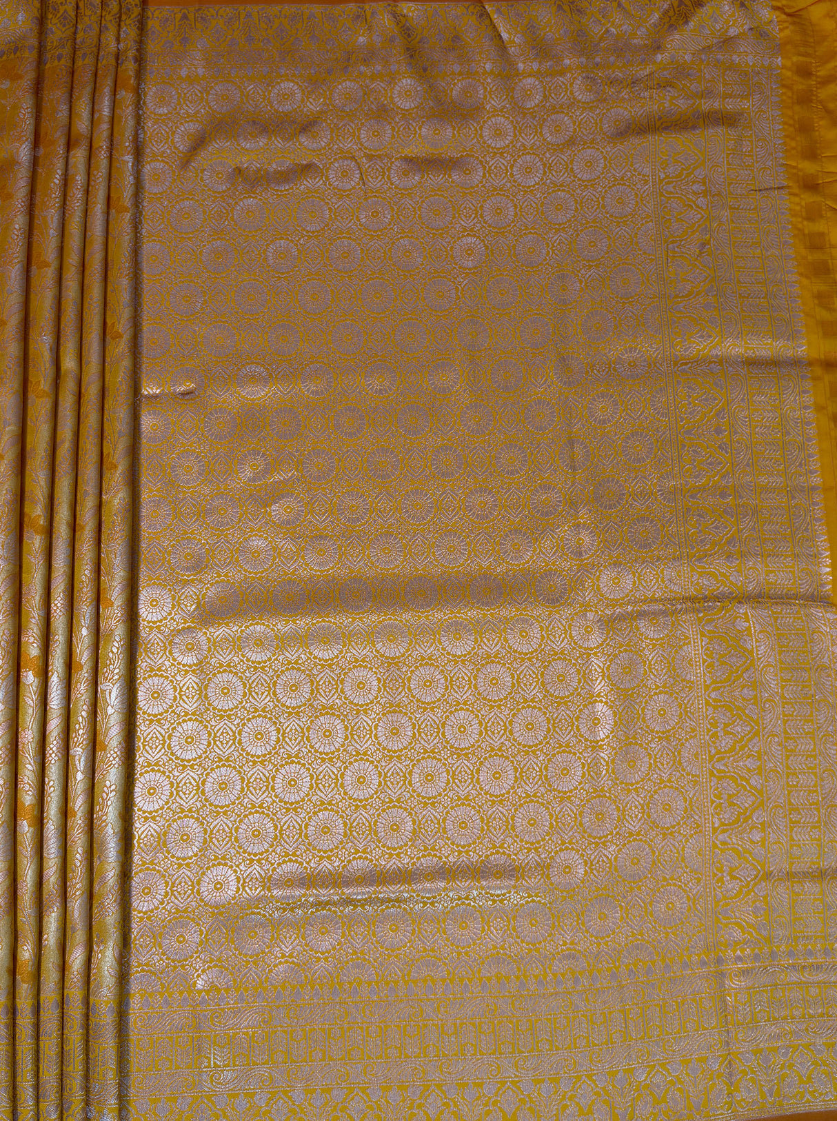 MIMOSA Saree Saree — pallu and zari work detail