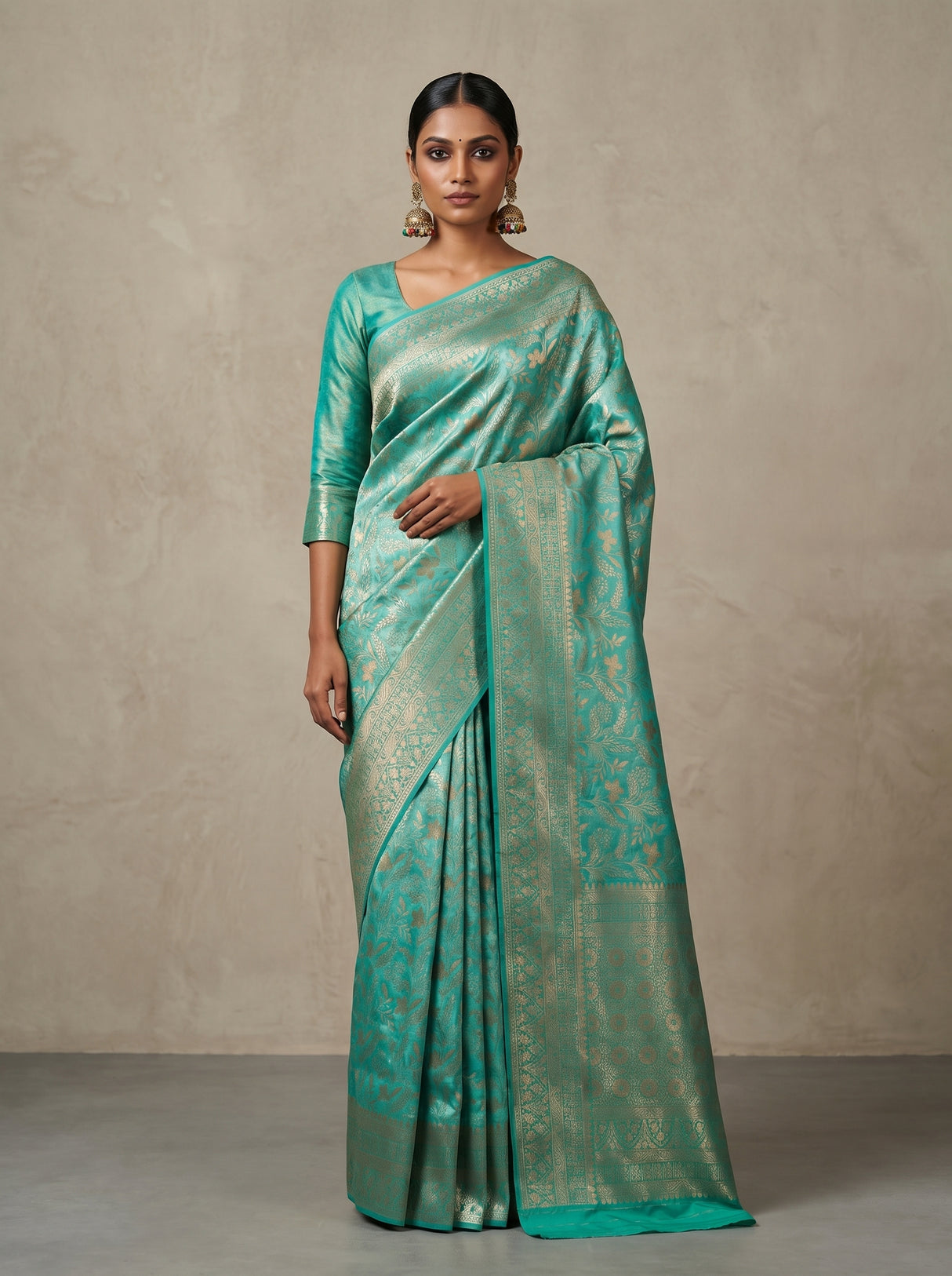 MIMOSA Saree Saree — front view on mannequin
