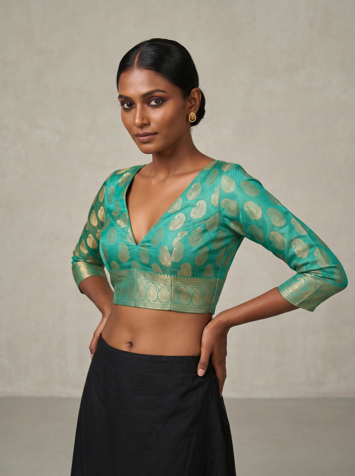 MIMOSA Saree Saree — blouse close-up