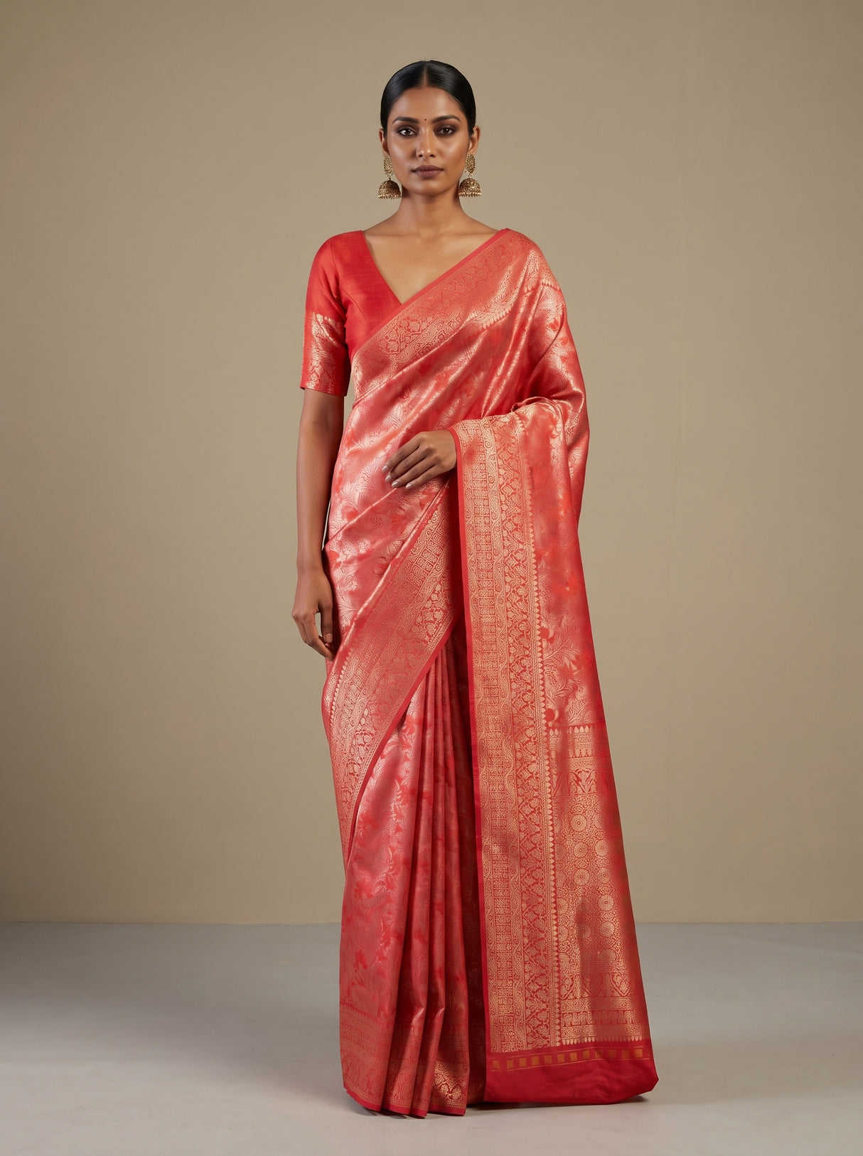MIMOSA Saree Saree — front view on mannequin