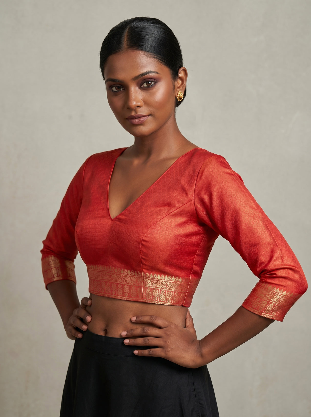 MIMOSA Saree Saree — blouse close-up