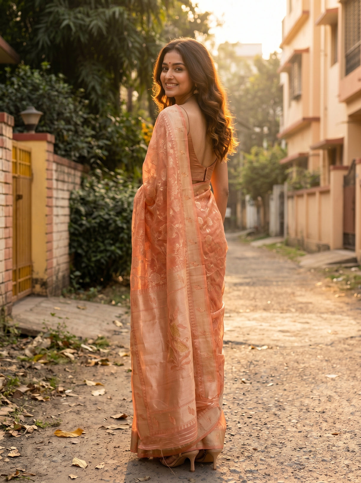 MIMOSA Saree Saree — pose 7 styling detail