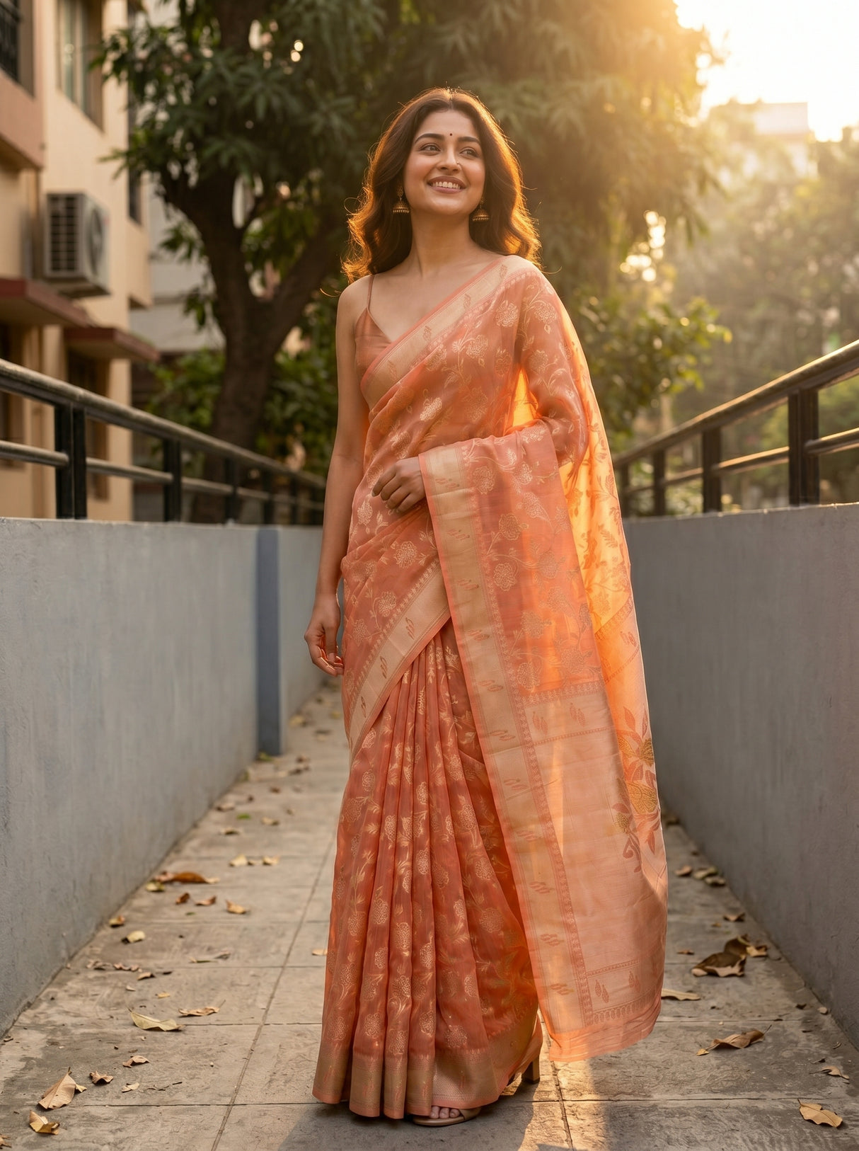MIMOSA Saree Saree — pose 9 styling detail
