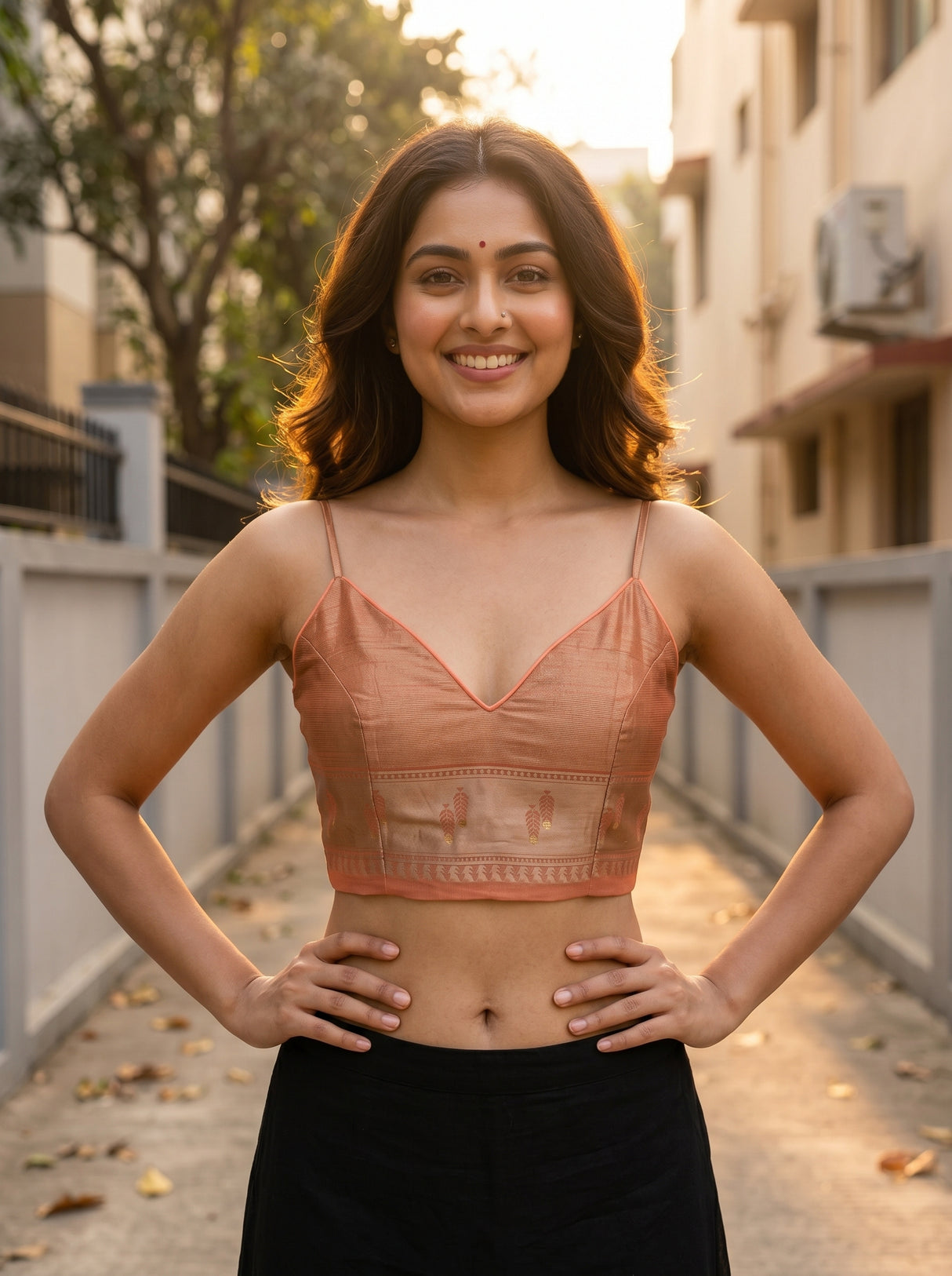 MIMOSA Saree Saree — blouse close-up