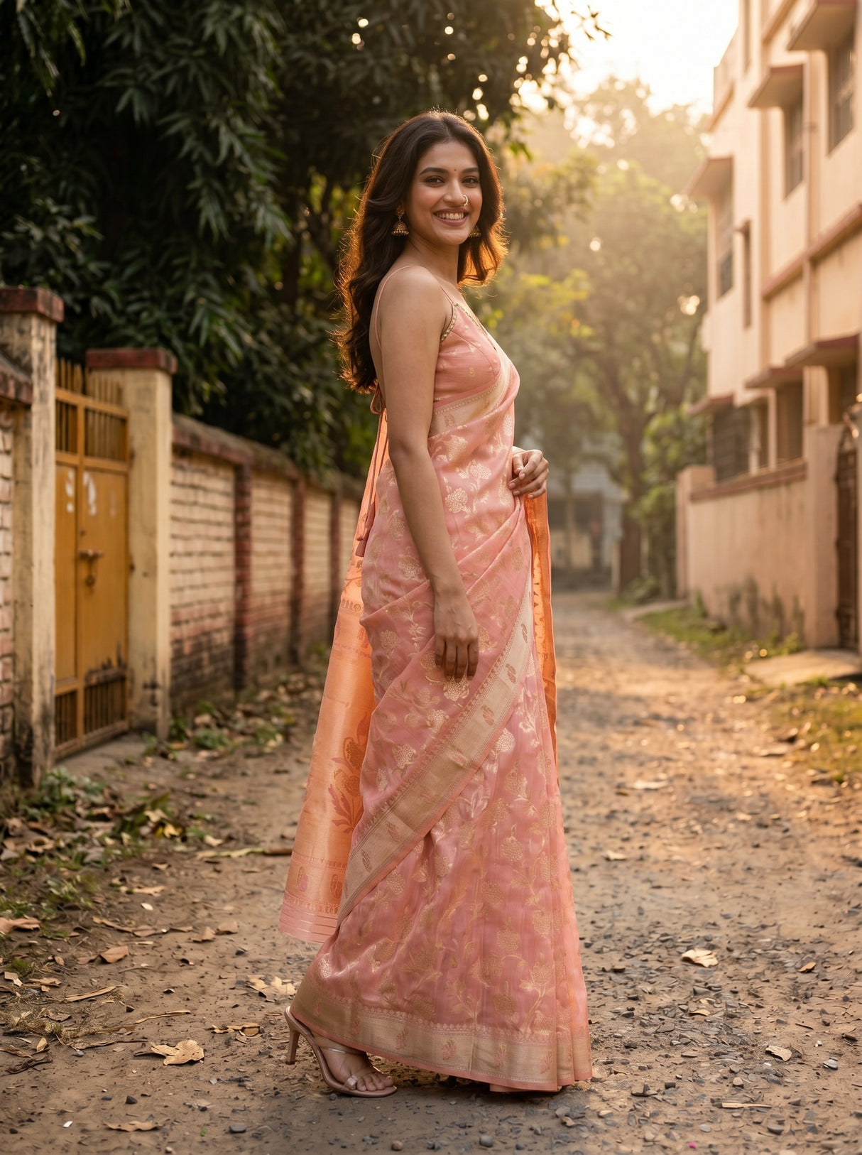 MIMOSA Saree Saree — pose 5 styling detail