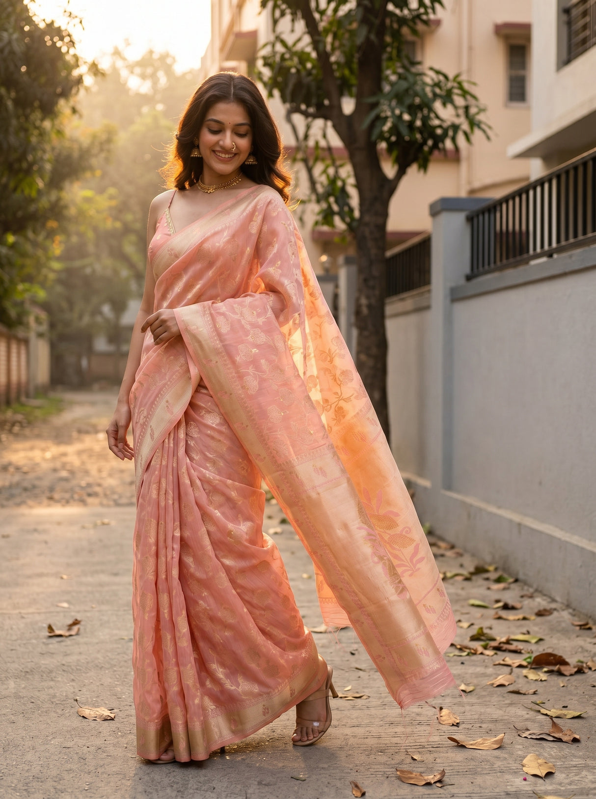 MIMOSA Saree Saree — pose 9 styling detail