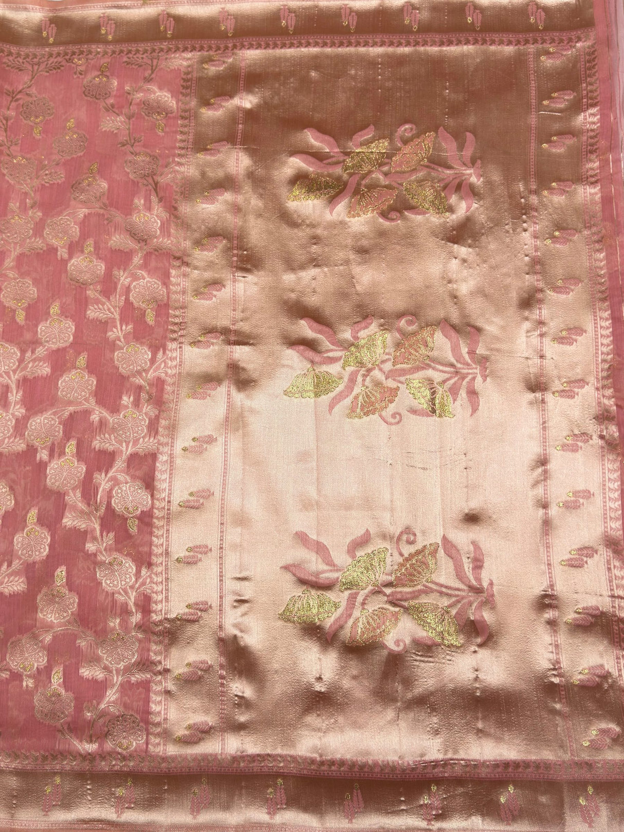 MIMOSA Saree Saree — pallu and zari work detail
