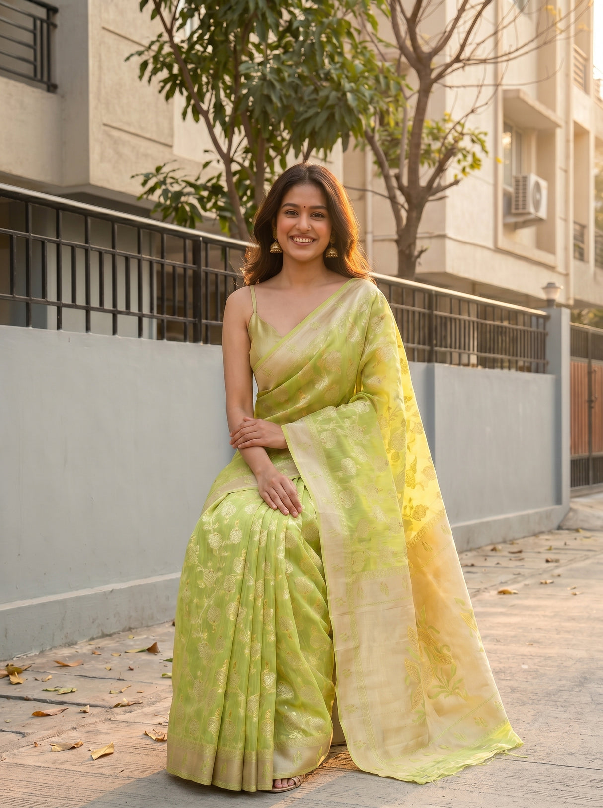 MIMOSA Saree Saree — pose 8 styling detail