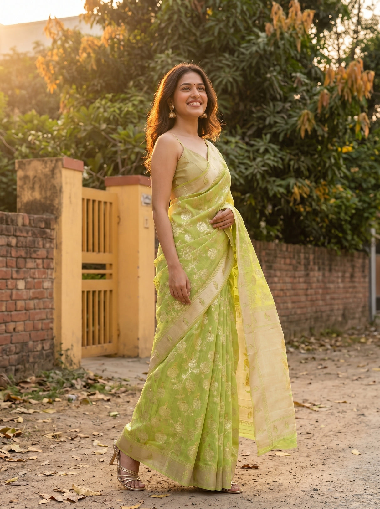 MIMOSA Saree Saree — pose 9 styling detail