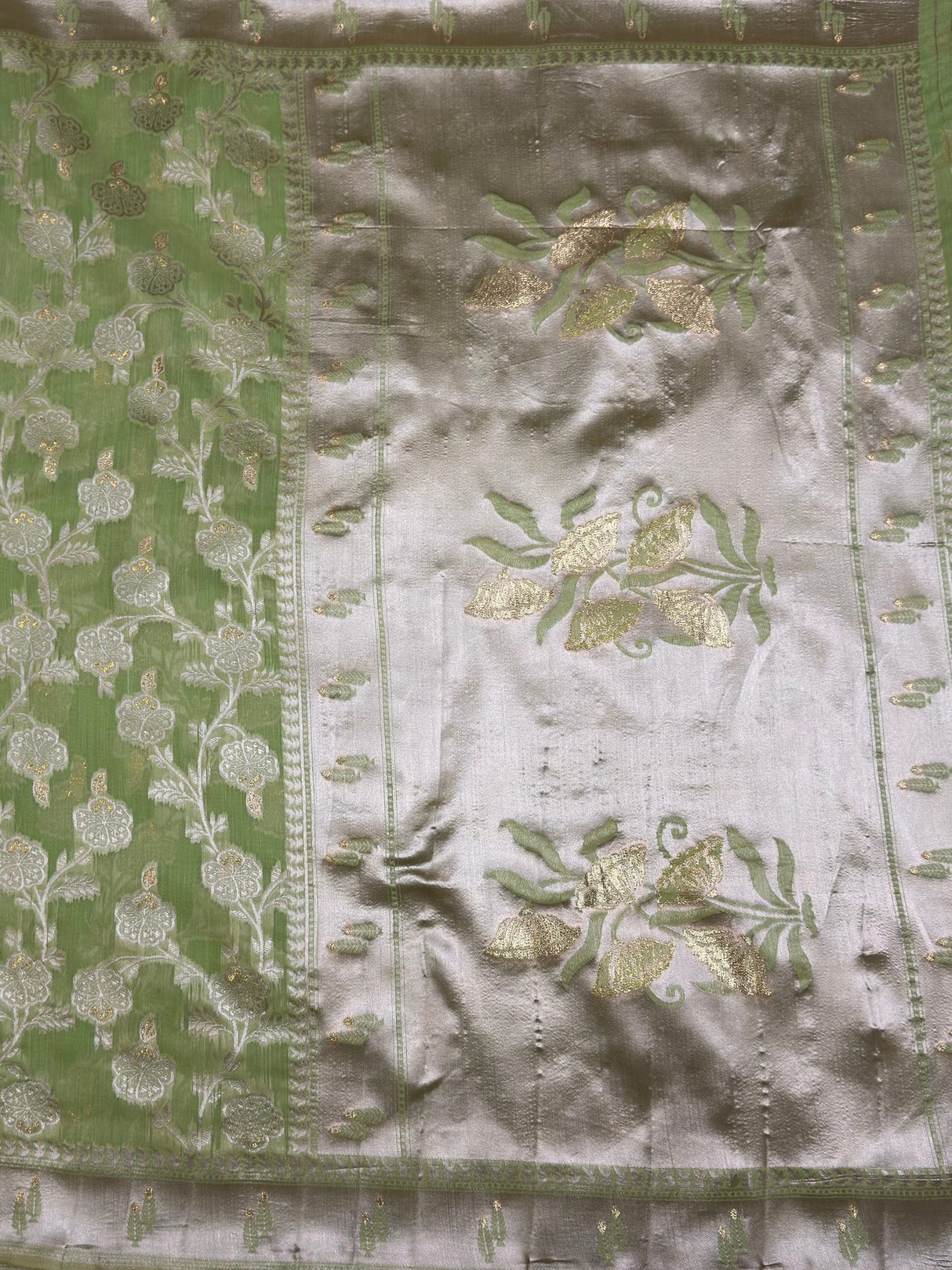 MIMOSA Saree Saree — pallu and zari work detail