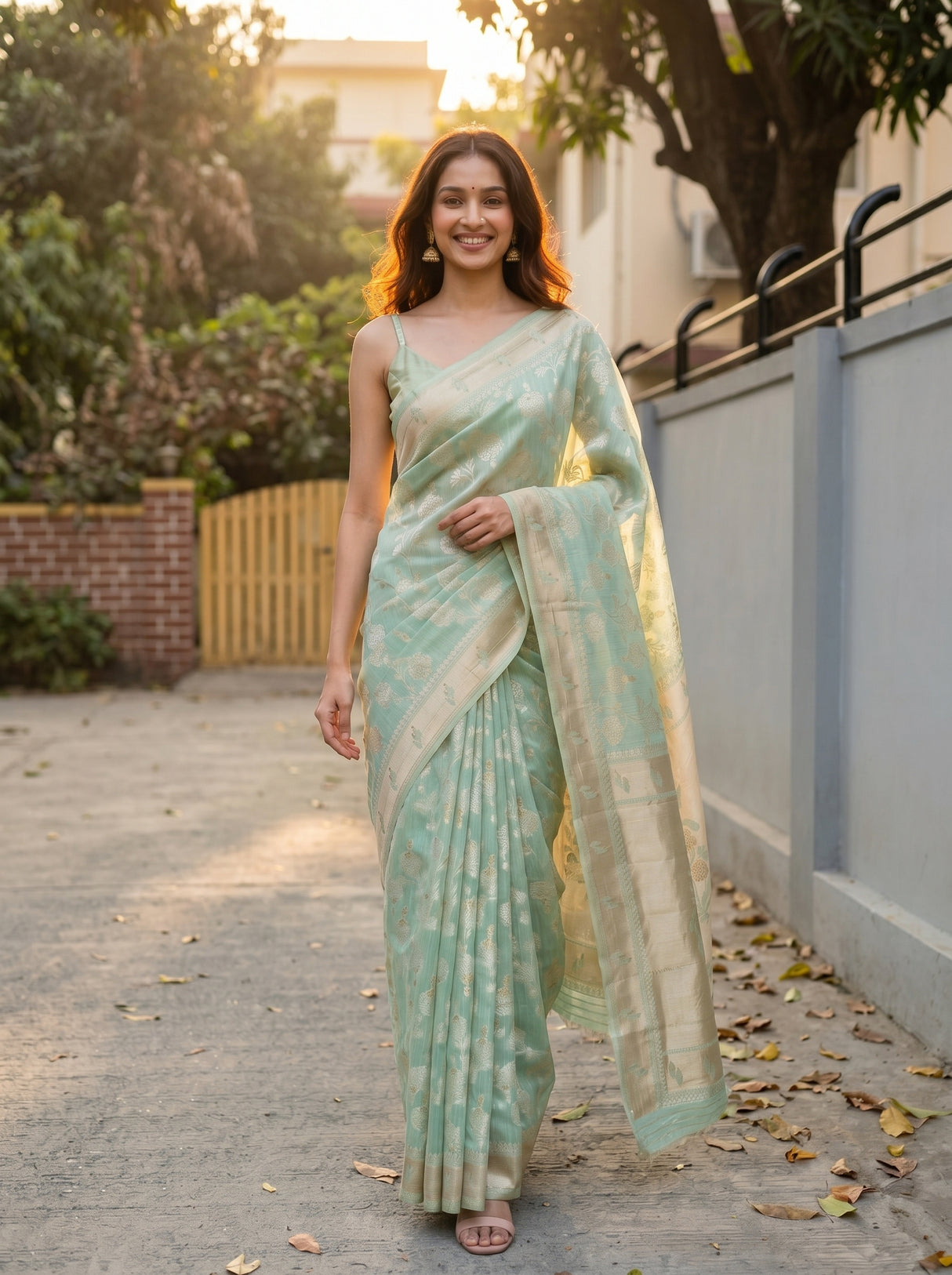 MIMOSA Saree Saree — pose 6 styling detail