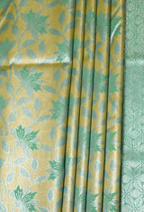 MIMOSA Pista Kanjivaram Art Silk Saree — fleets shot full lifestyle