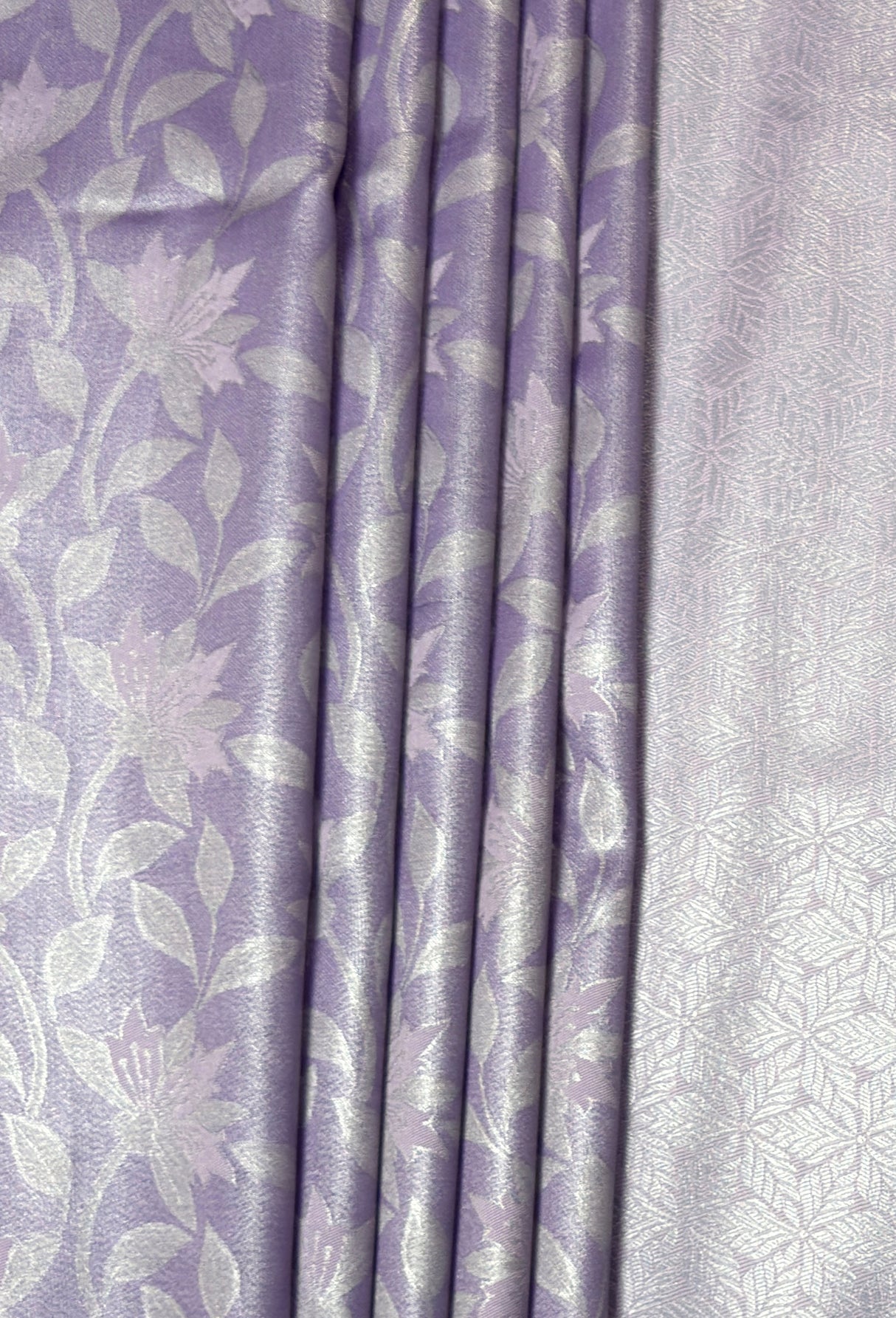 MIMOSA Violet Kanjivaram Art Silk Saree — fleets shot full lifestyle