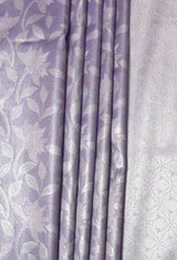 MIMOSA Violet Kanjivaram Art Silk Saree — fleets shot full lifestyle