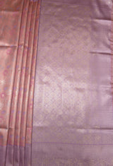 MIMOSA Pink Kanjivaram Art Silk Saree — pallu and zari work detail