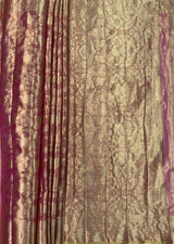 MIMOSA Rani Kanjivaram Art Silk Saree — pallu and zari work detail