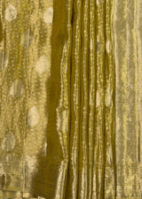 MIMOSA Mustard Kanjivaram Art Silk Saree — fleets shot full lifestyle