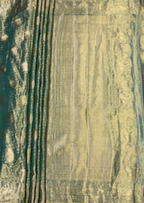 MIMOSA Rama Kanjivaram Art Silk Saree — pallu and zari work detail