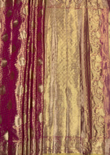 MIMOSA Rani Kanjivaram Art Silk Saree — pallu and zari work detail