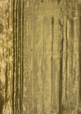 MIMOSA Chikoo Kanjivaram Art Silk Saree — pallu and zari work detail