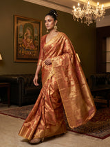 MIMOSA Gajari Kanjivaram Art Silk Saree — pose 7 styling detail