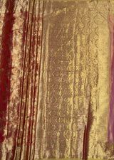 MIMOSA Gajari Kanjivaram Art Silk Saree — pallu and zari work detail