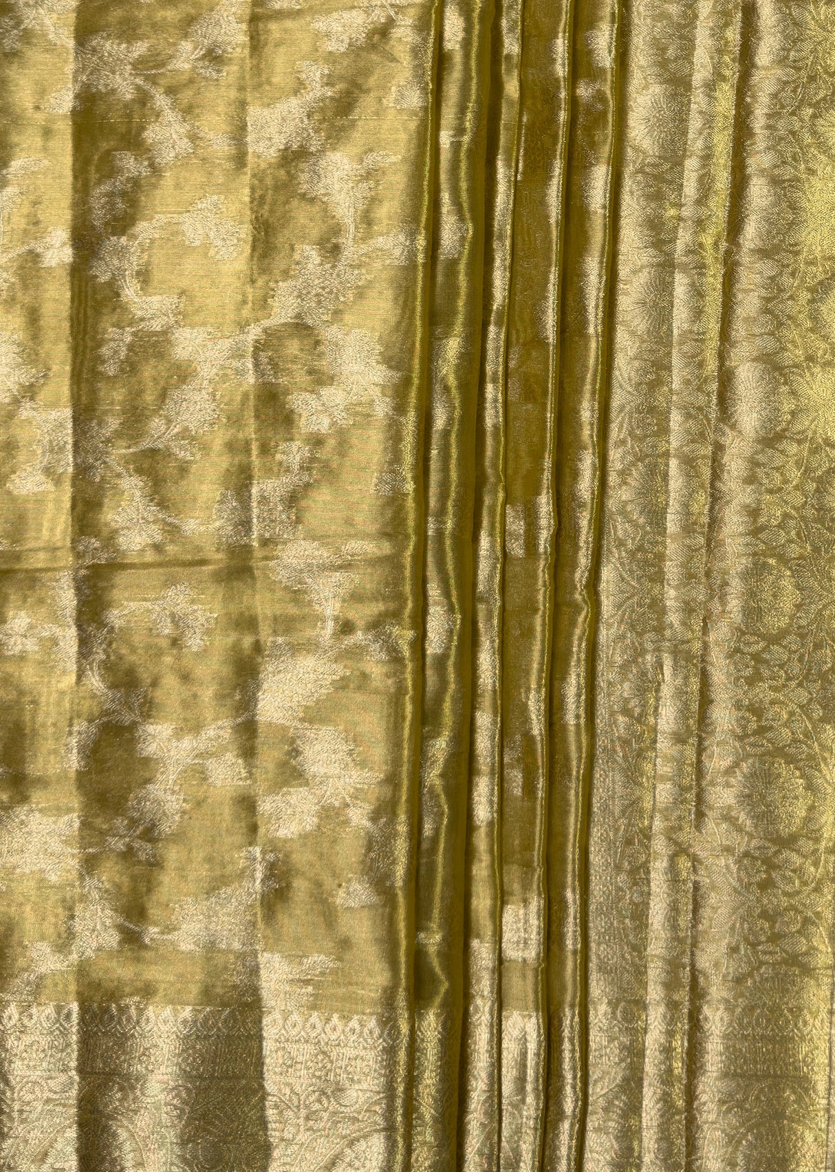 MIMOSA Mustard Kanjivaram Art Silk Saree — fleets shot full lifestyle